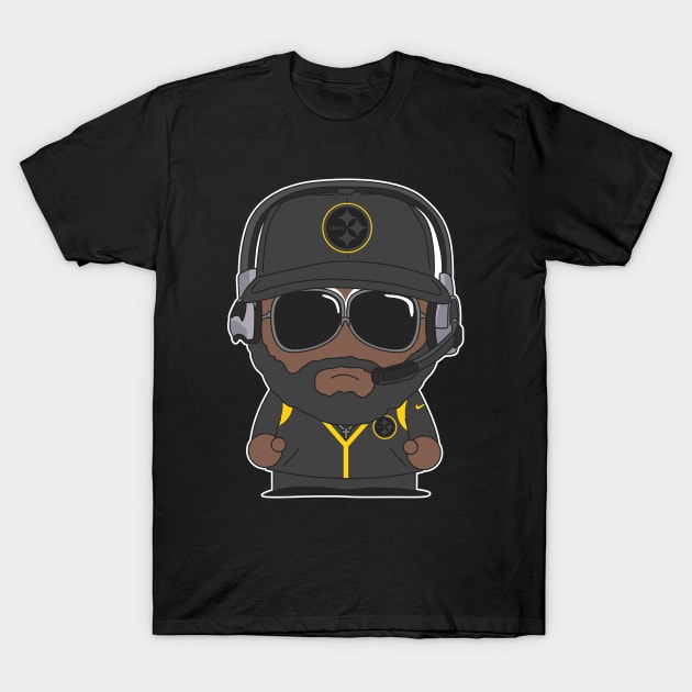 Token Mike Tomlin T-Shirt by Carl Cordes